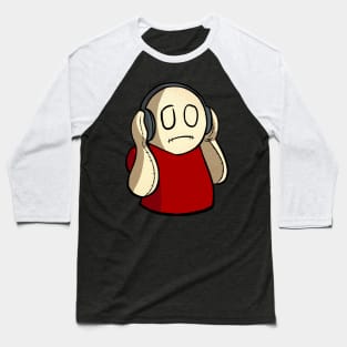 Li'l Depressed Boy -- Headphones Baseball T-Shirt